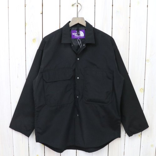 THE NORTH FACE PURPLE LABEL『Polyester Wool Ripstop Trail Shirt』(Black)