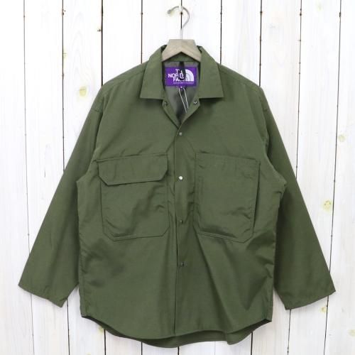 THE NORTH FACE PURPLE LABELPolyester Wool Ripstop Trail Shirt(Olive)