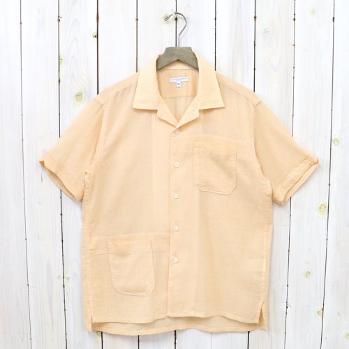 ENGINEERED GARMENTS『Camp Shirt-Cotton Crepe』(Coral)