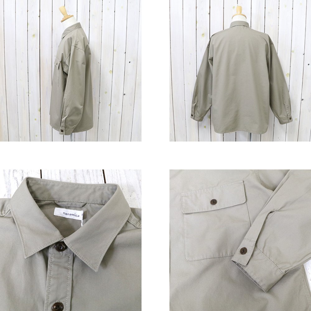 nanamica (ナナミカ)『Utility Light Wind Shirt』(Taupe) - REGGIE ショップ 通販