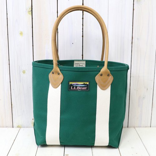 L.L.Bean (エルエルビーン)『Leather Handle Katahdin Boat and Tote Bag』(Emerald  Spruce/Natural) - REGGIE ショップ 通販