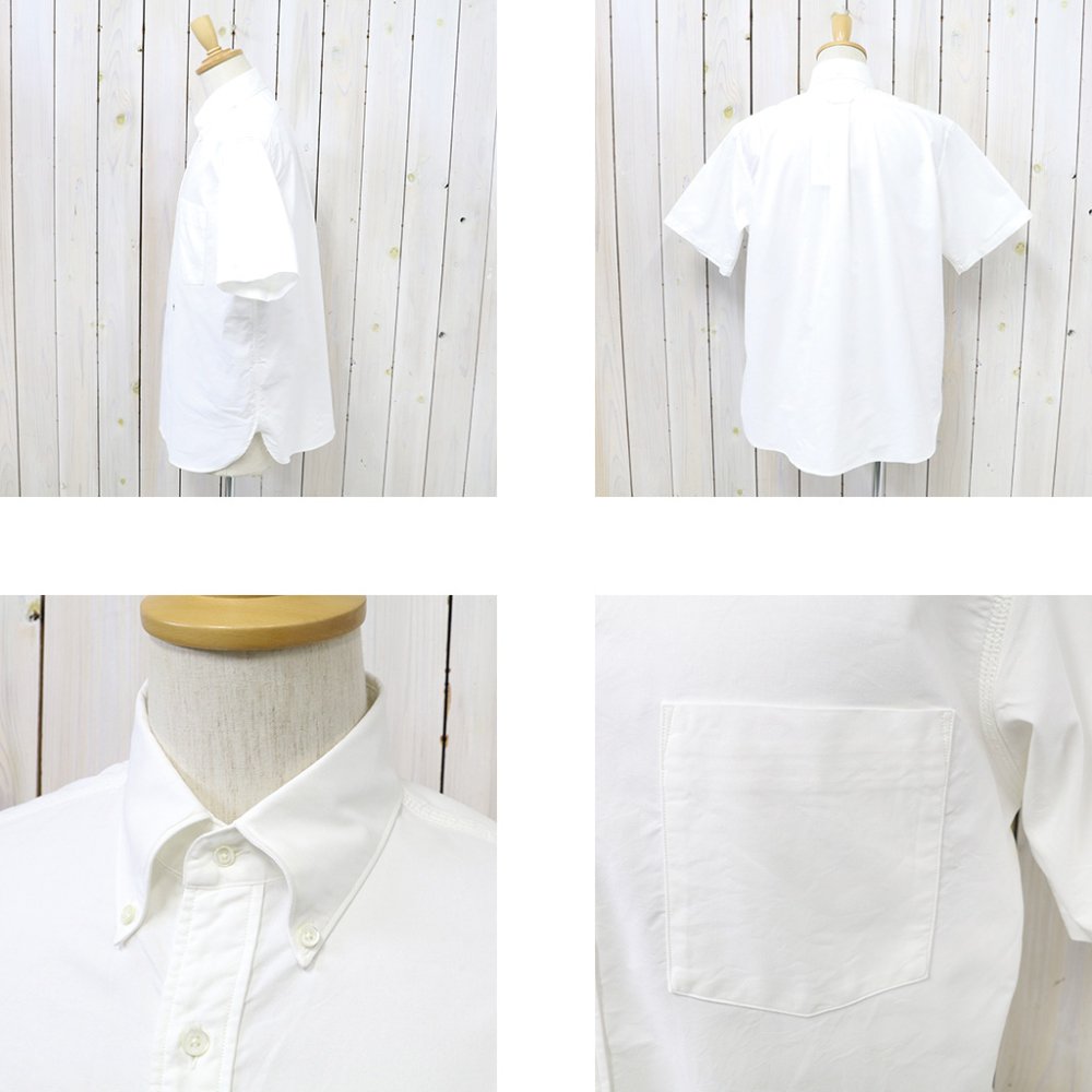 nanamica (ナナミカ)『Button Down Wind H/S Shirt』(White) - REGGIE ショップ 通販