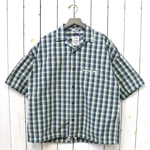 nanamica (ナナミカ)『Open Collar Wind H/S Shirt』(Khaki) - REGGIE