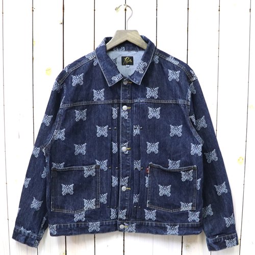 Needles (ニードルズ)『M.W.Jean Jacket-13oz Denim/Papillon Jq.』(Indigo)- REGGIE  ショップ 通販