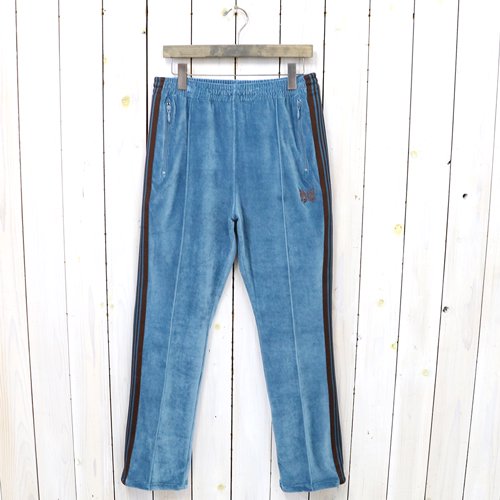 NeedlesNarrow Track Pant-C/PE Velour(Blue Grey)