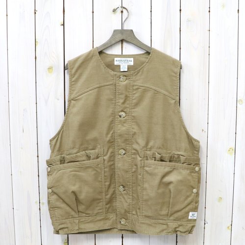 SASSAFRASOVERGROWN HIKER VEST(TC SUMMER CORD)(BEIGE)