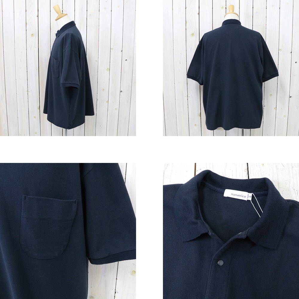 nanamica (ナナミカ)『H/S Polo Shirt』(Navy) - REGGIE ショップ 通販