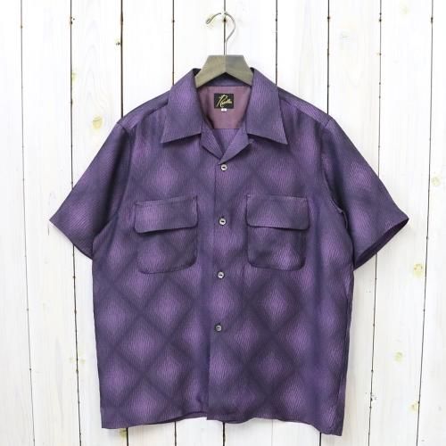 Needles (ニードルズ)『S/S Classic Shirt-R/AC Diamond Jq.』(Purple