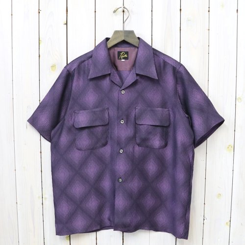 NeedlesS/S Classic Shirt-R/AC Diamond Jq.(Purple)