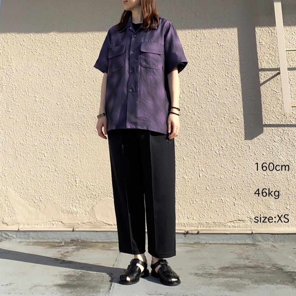 Needles (ニードルズ)『S/S Classic Shirt-R/AC Diamond Jq.』(Purple