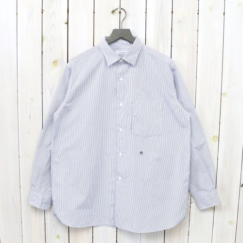 nanamica (ナナミカ)『Regular Collar Stripe Wind Shirt』(Navy ...