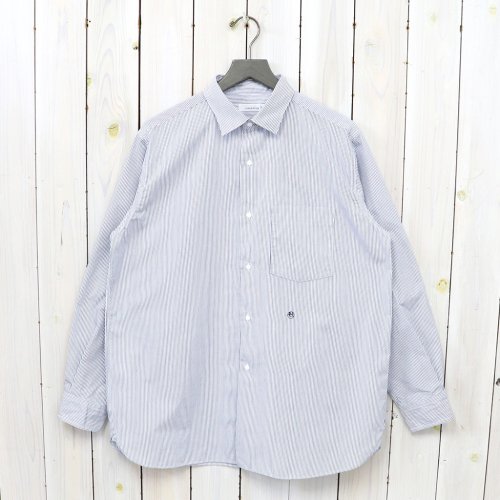 nanamicaRegular Collar Stripe Wind Shirt(Navy)