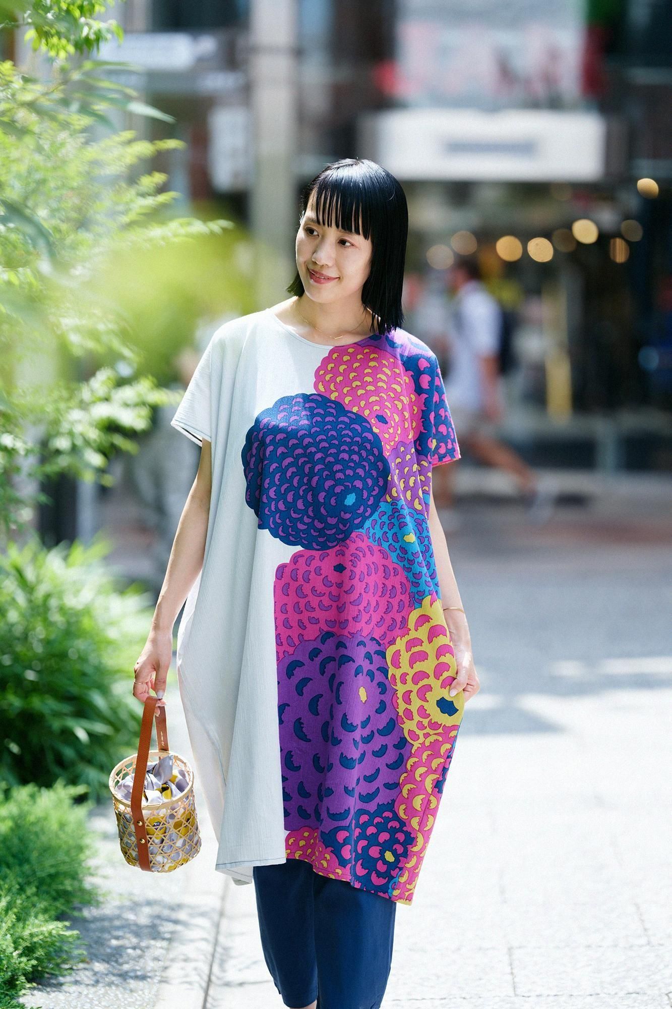 【未使用品】SOU・SOU　ソウソウ　伸　綾織　広形 もんぺ　紫土(しど)　女F 伸（しん） 綾織（あやおり） 広形（ひろなり）もんぺ／孔雀緑