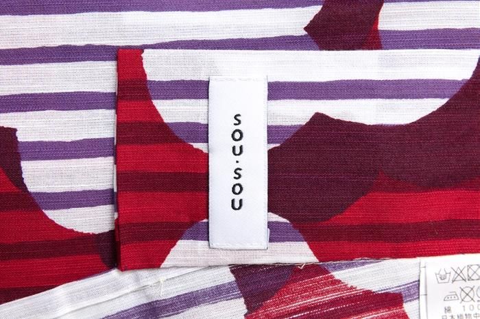 SOU・SOU×京都丸紅 浴衣／明かり窓 夕映え（ゆうばえ） - SOU