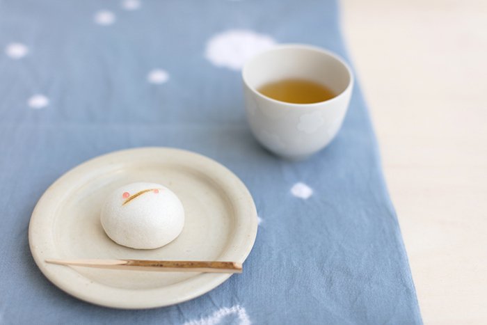 としたセレクトショップ 今月の作家もの 和猫と花瓶 正絹とコットン