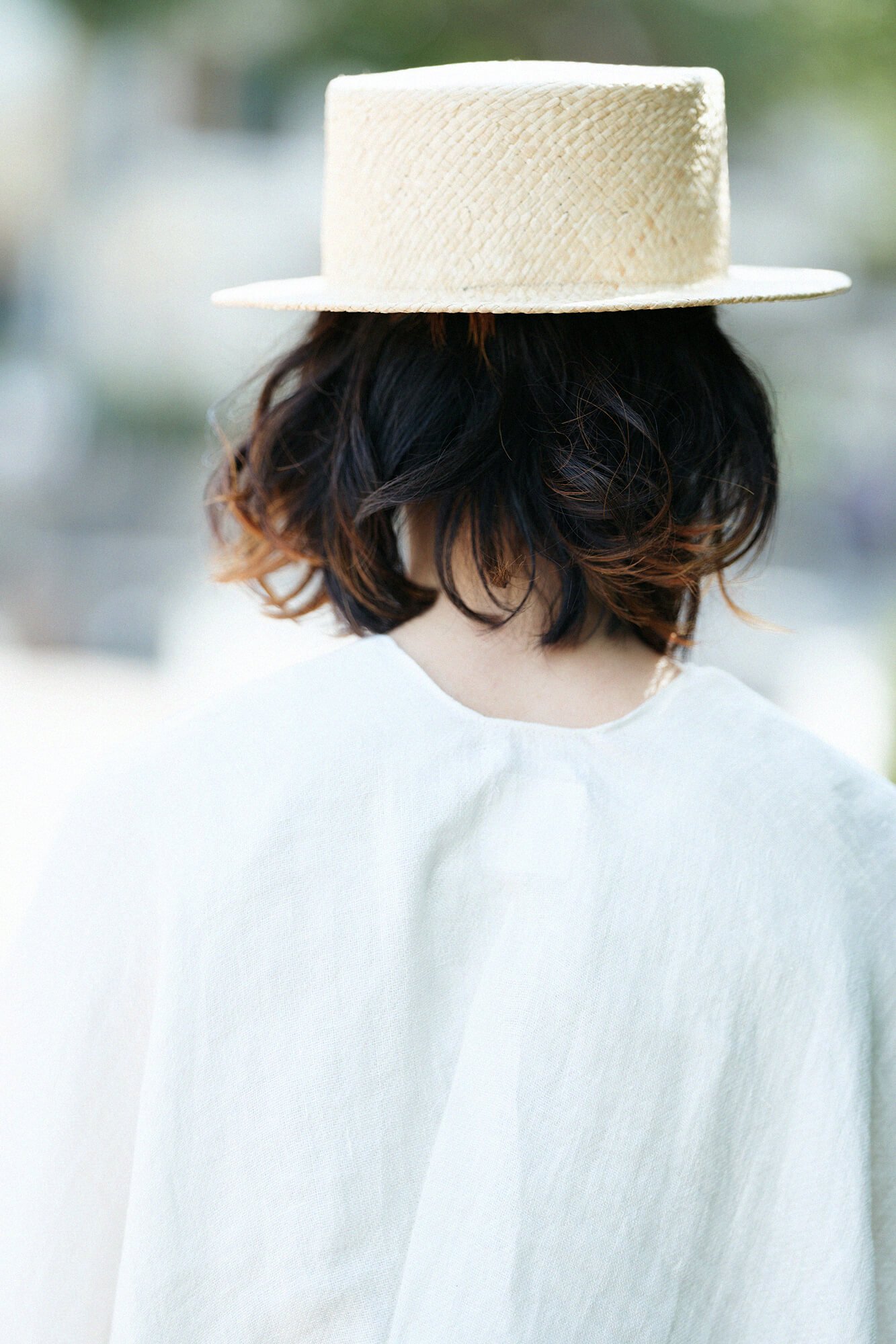 ラフィア カンカン帽／素色（しろいろ） - SOU・SOU netshop　（ソウソウ）　-　『新しい日本文化の創造』