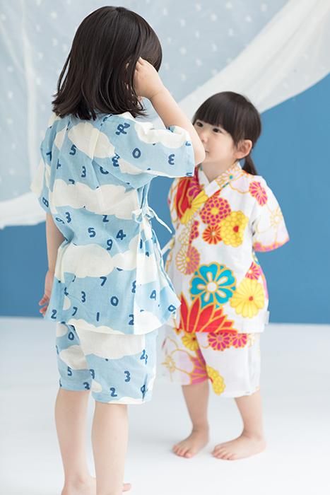 【上品】 ○いせもめん SOU・SOU - ずいうん こどもじんべい／そすう 着物・浴衣・和小物