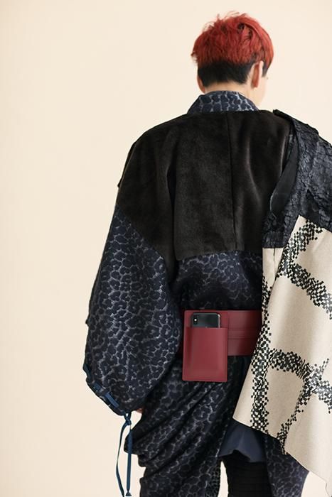 sousou 革帯（かくたい）／臙脂色（えんじいろ）ベルト