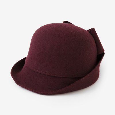 SOU•SOU フェルト ねね 濃紺 帽子 - 帽子