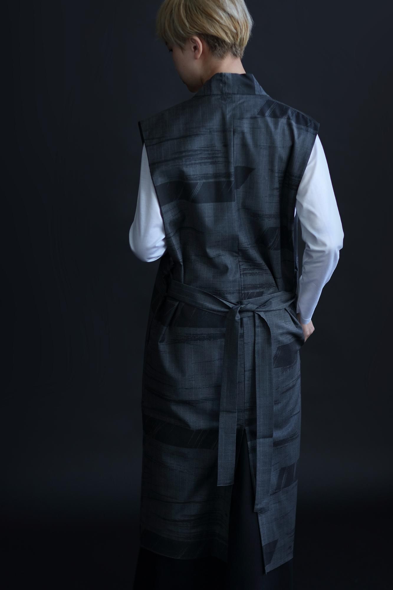 【net限定20%OFF】梳毛 長中衣 袷(そもう ながちゅうえ あわせ)/山秋分 消炭間道(やましゅうぶん けしずみかんとう) - SOU・SOU netshop (ソウソウ) - 『新しい日本文化の創造』 のアイテムを SOUSOU 美品 ソウソウ 消炭間道 袷/山秋分 長中衣 梳毛 着衣 その他