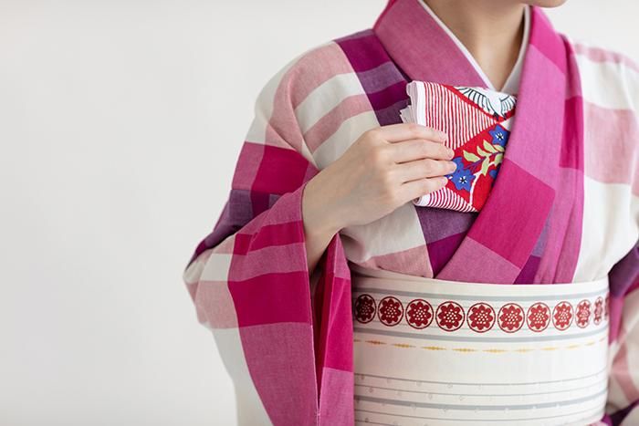 伊勢木綿 textile手ぬぐい／祝い菱（いわいひし）つなぎ - SOU