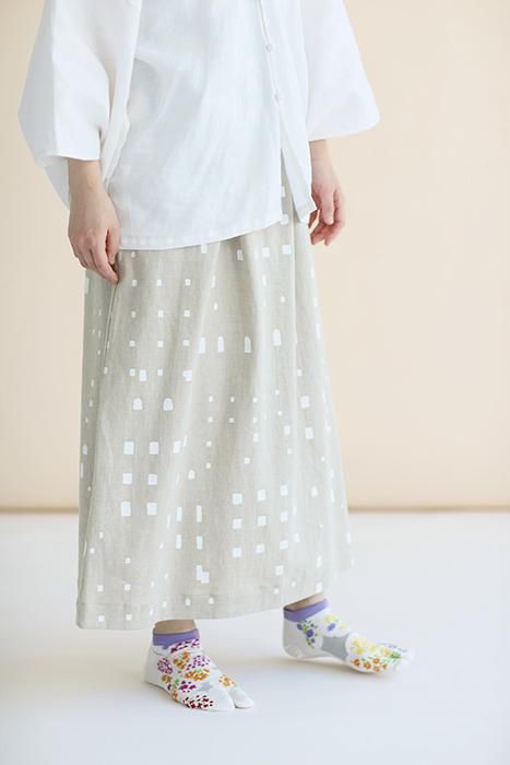 SOU・SOU 地下足袋 菊　25cm 足袋下（踝丈）／菊花文（きくはなもん） 【男・女性用】 - SOU