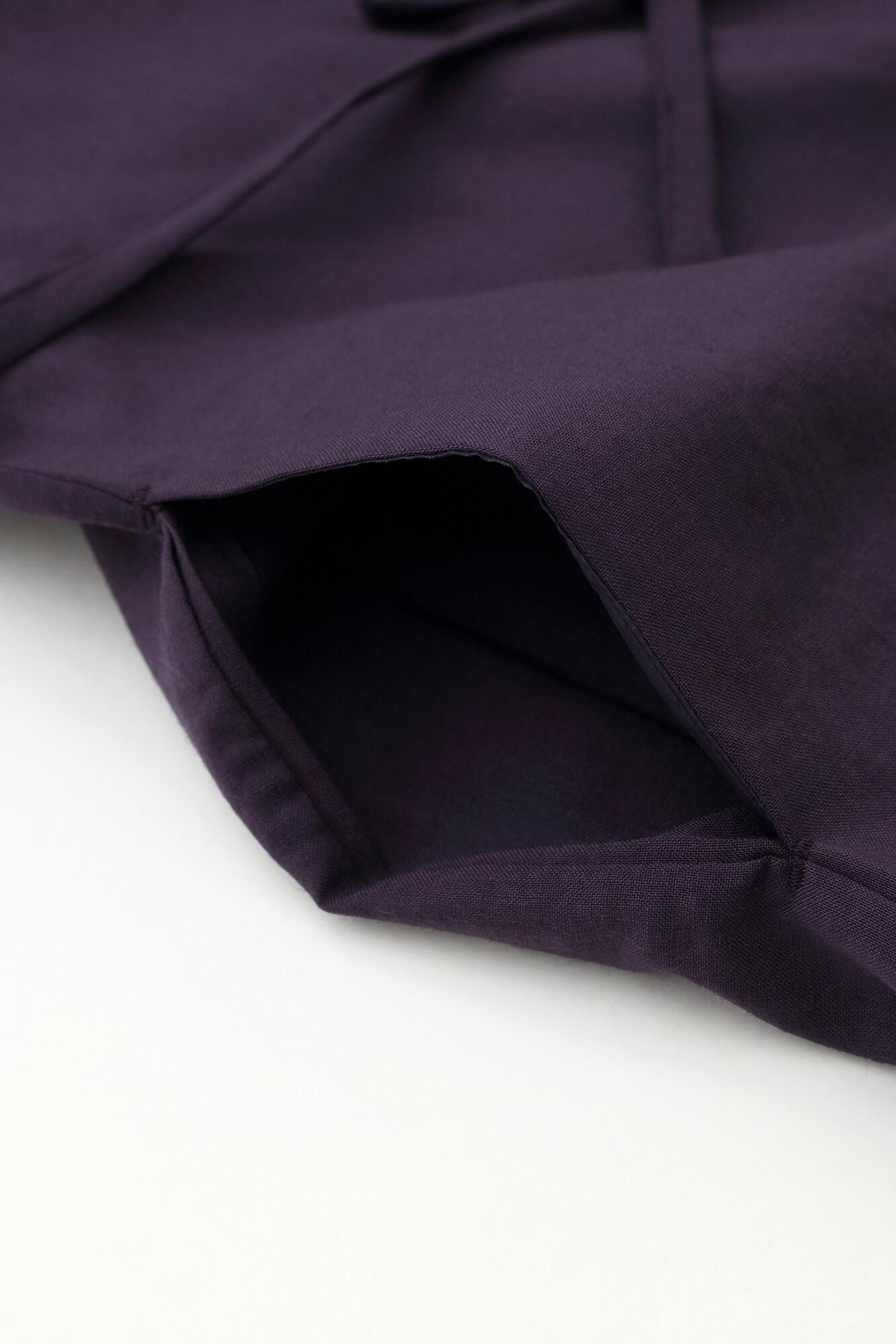 モスリン 長方形衣（ちょうほうけい）／濃紫2（こきむらさき