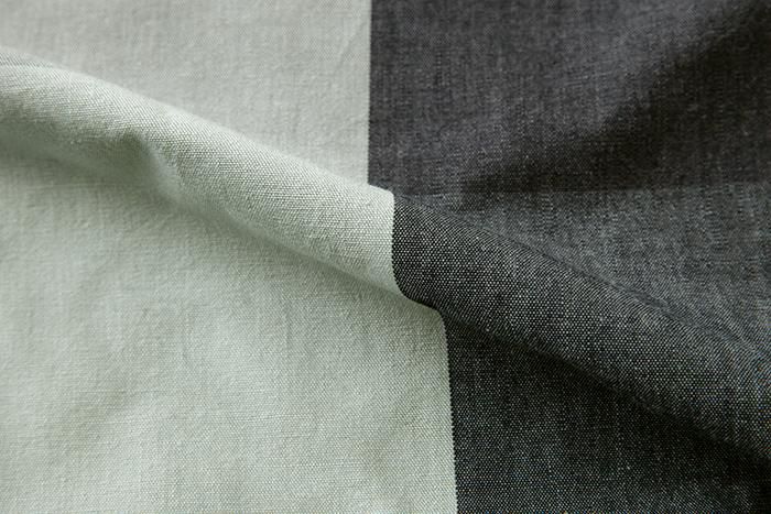 反物20反 お仕立て別】伊勢木綿（20/20） 着物反物／宇治橋格子 花緑青