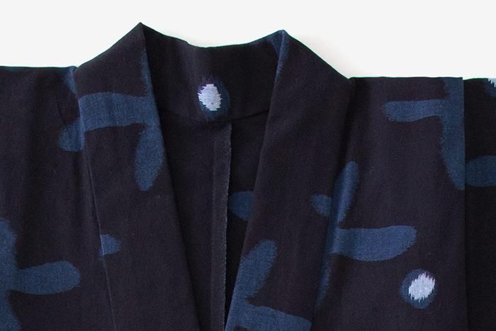 未使用品】SOU・SOU 久留米絣 帯もんぺ／すずしろ草 濃紺 M