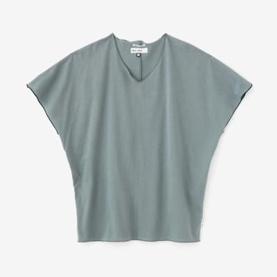 たばた絞り 袖なしジバン／水玉大（みずたまだい） 今様色（いま