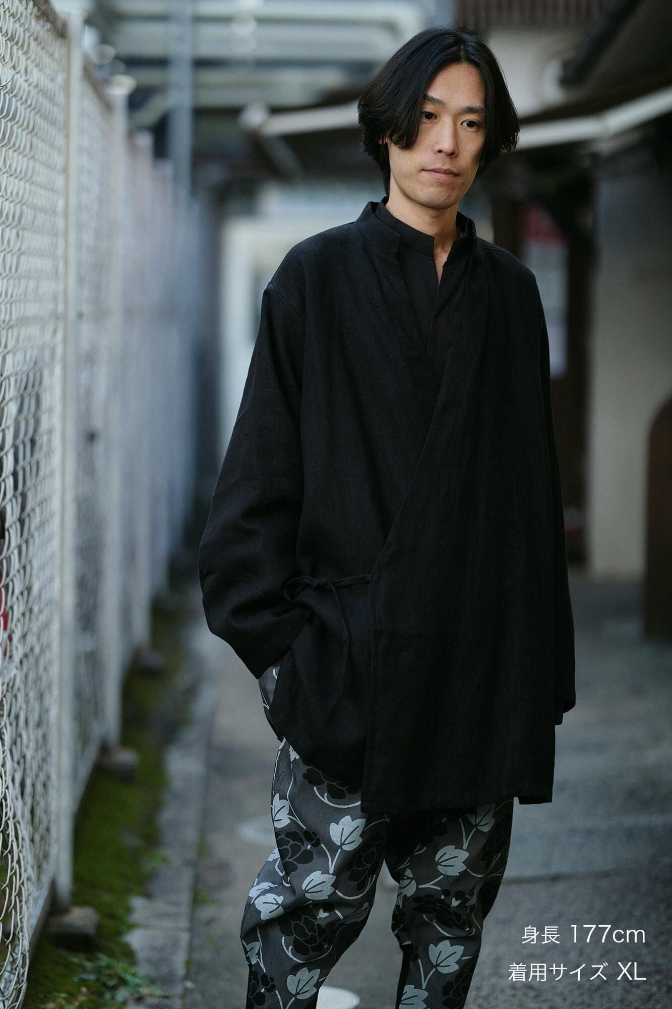 麻 手柄作務衣 たかみさむえ 濡羽色 ぬればいろ Sou Sou Netshop ソウソウ 新しい日本文化の創造 麻 手柄作務衣 たかみさむえ 濡羽色 ぬればいろ Sou Sou Netshop ソウソウ 新しい日本文化の創造