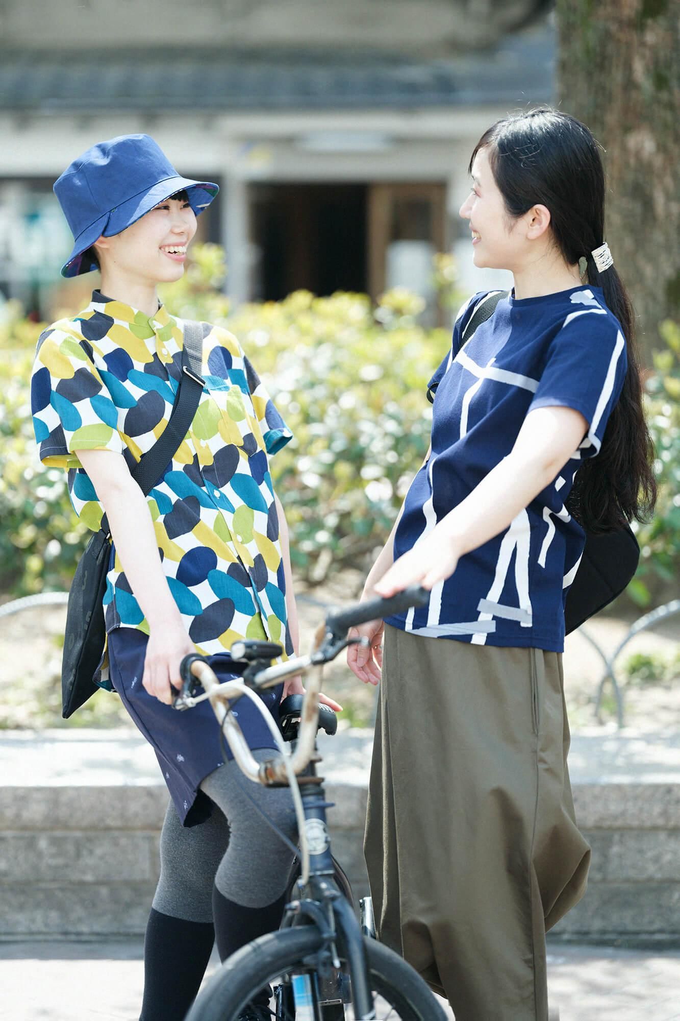 高島縮 40/40 半袖Tシャツ／鳶（とび） - SOU・SOU netshop