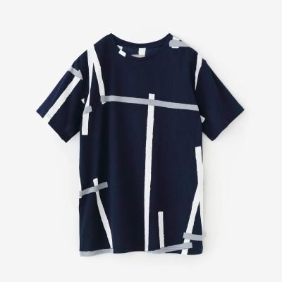 期間限定10%OFF】高島縮 40/40 半袖Tシャツ／間がさね（まがさね