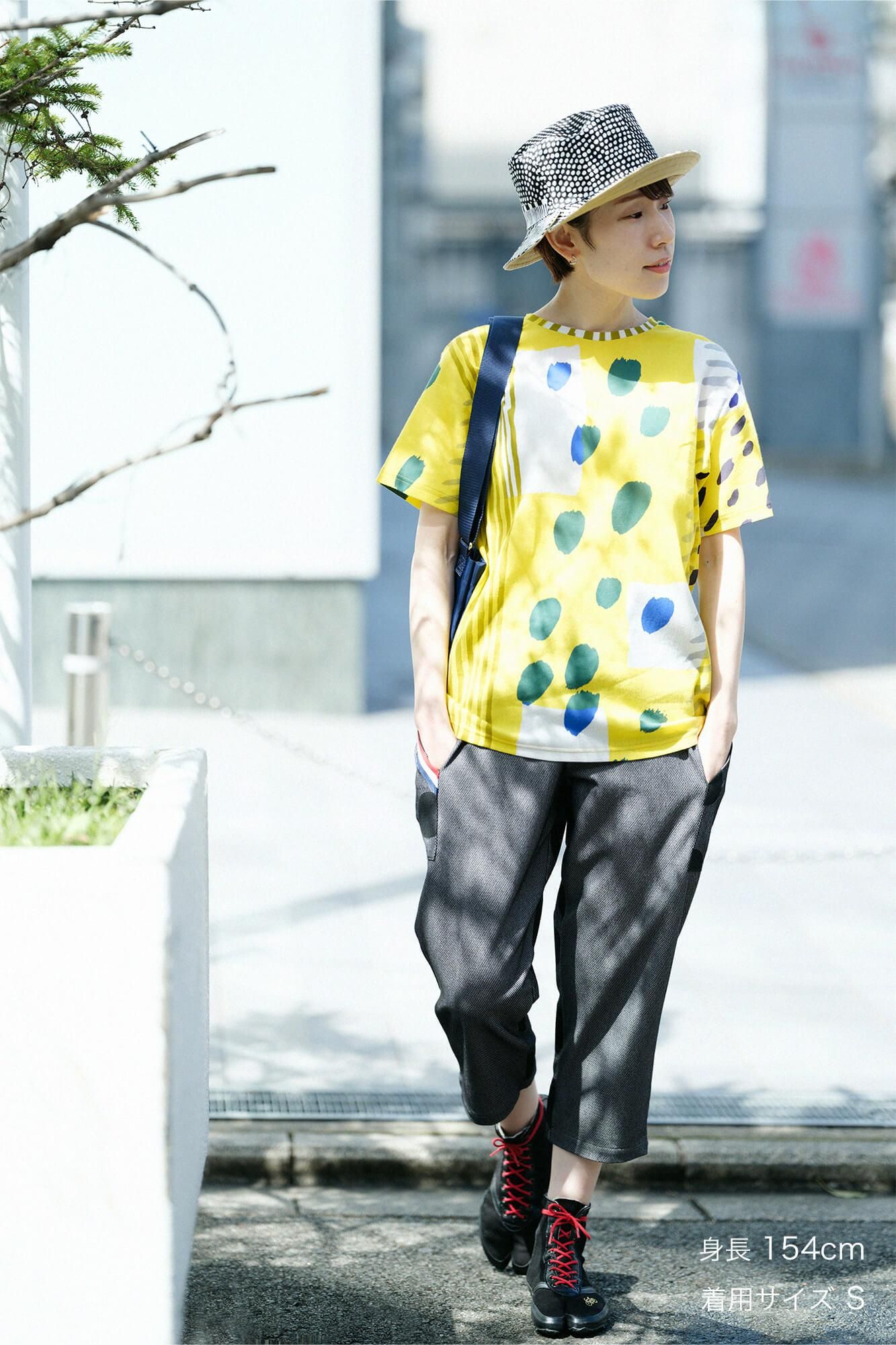 高島縮 40/40 半袖Tシャツ／路地（ろじ） - SOU・SOU netshop