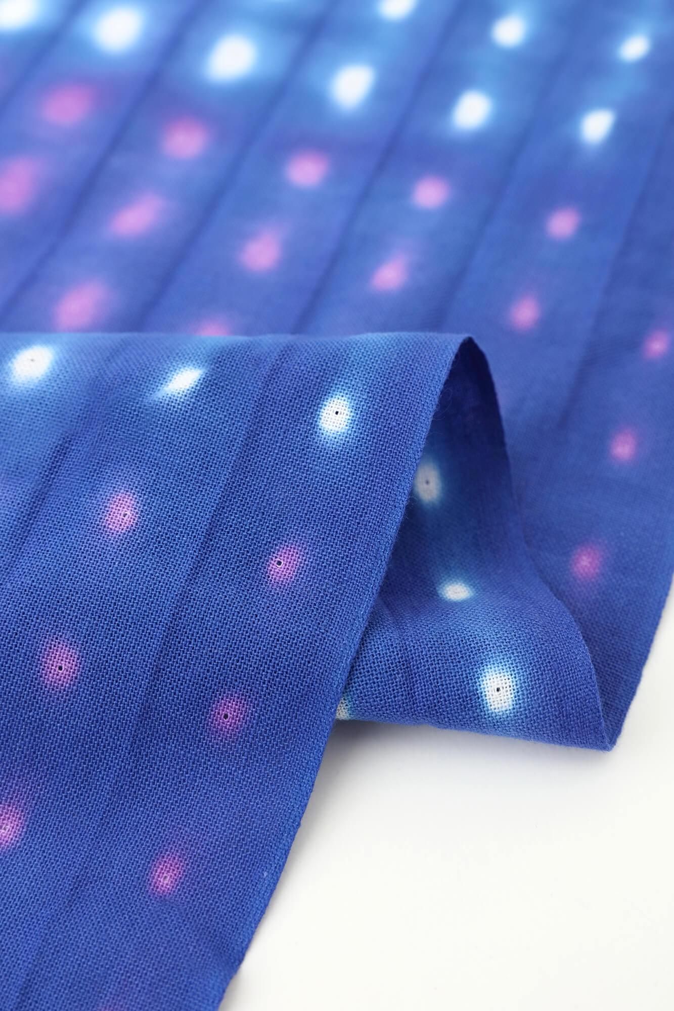 SOU・SOU×有松鳴海絞 手ぬぐい／螢（ほたる） 横段（よこだん