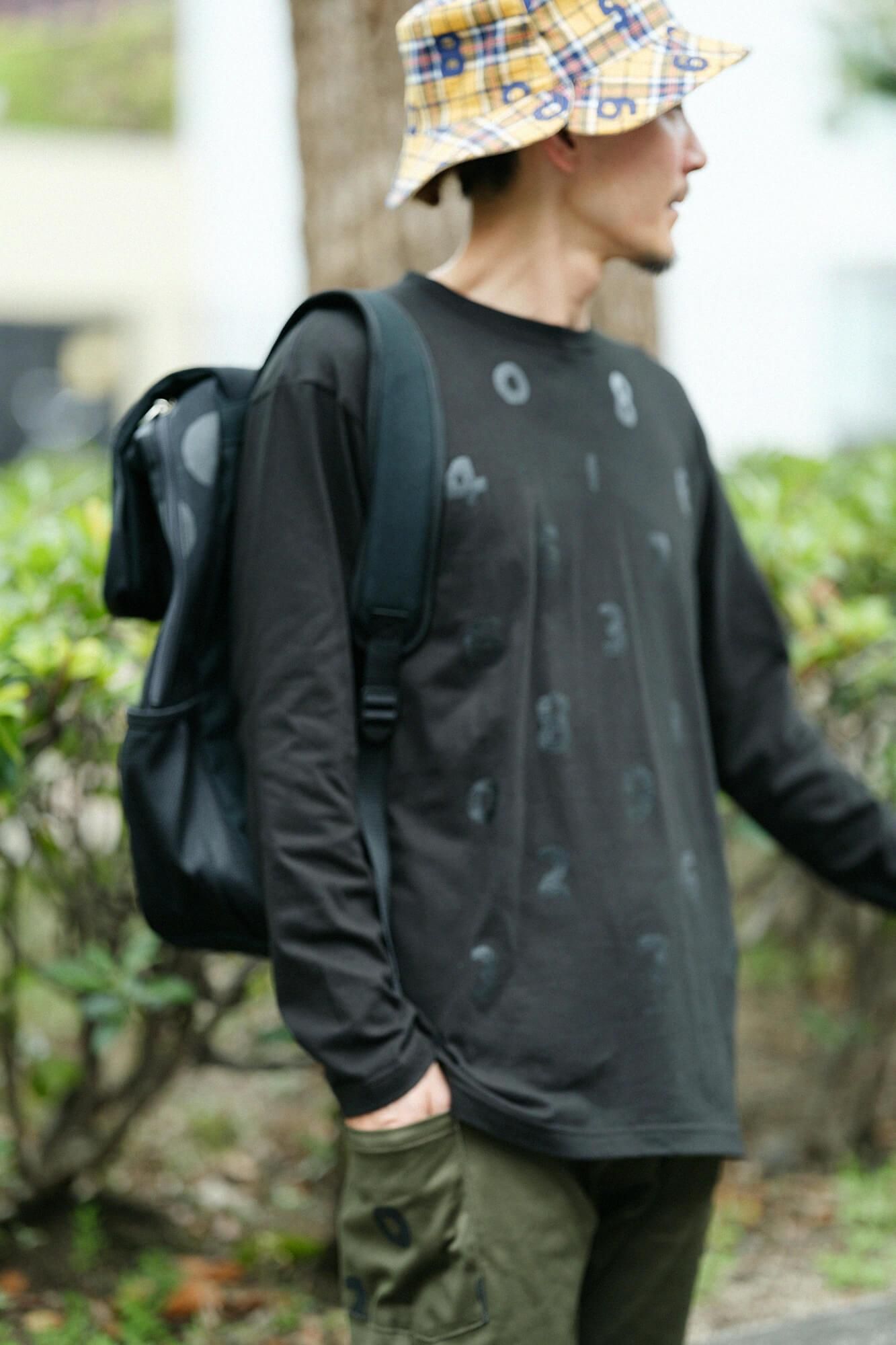 SO-SU-U 長袖Tシャツ2 [5.6]／ブラック×ブラック - SOU・SOU