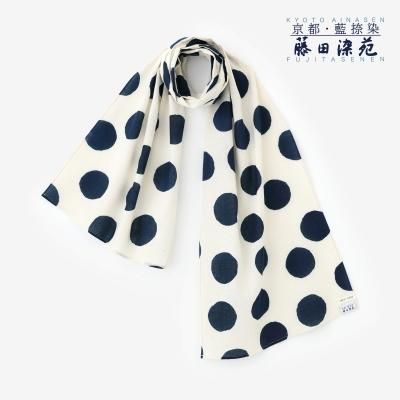 SOU・SOU×藤田染苑 藍捺染 手ぬぐい／光琳（こうりん） 燕子花図