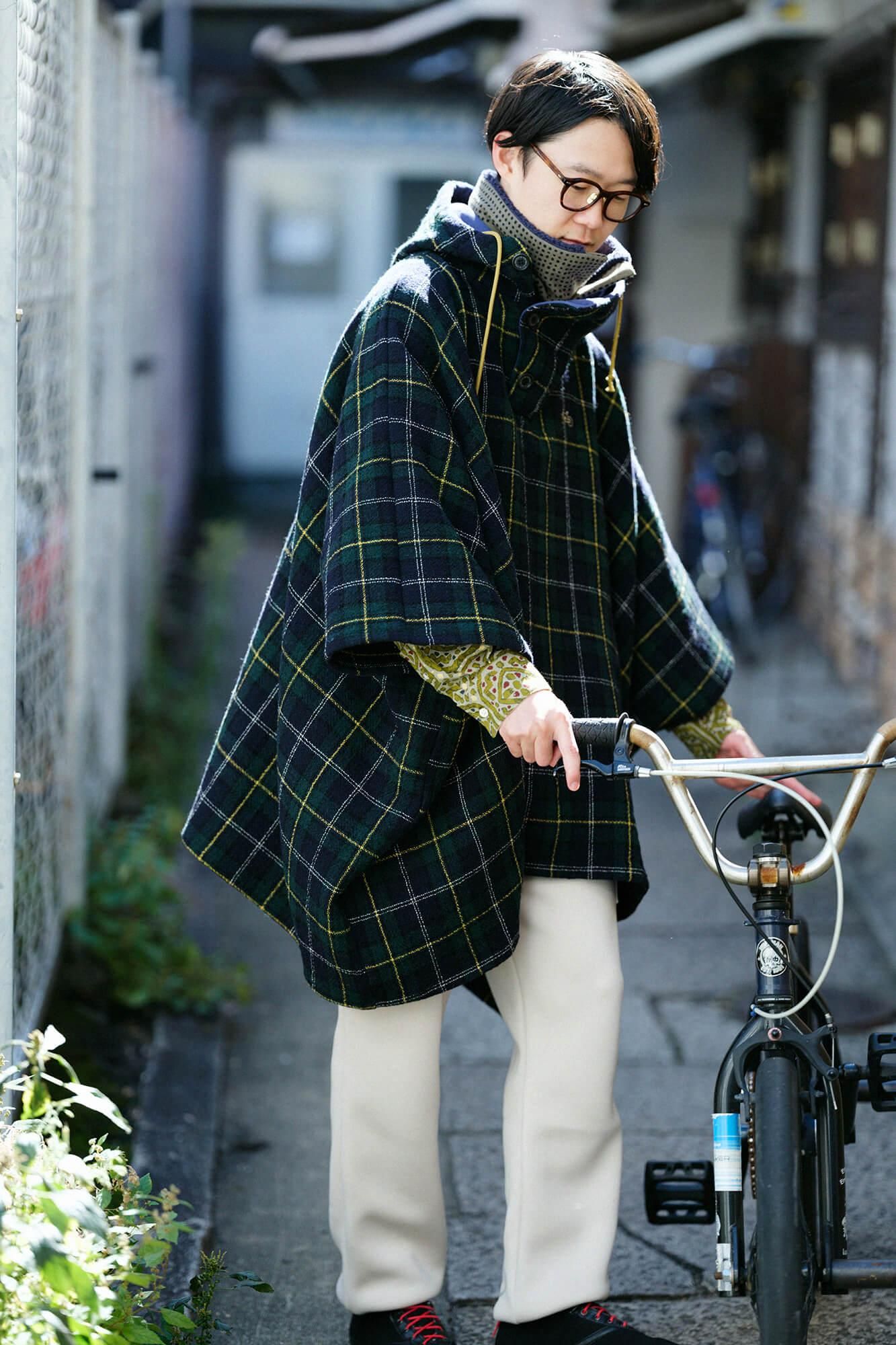 予約10%OFF】リバーシブル BIKEネックウォーマー/影(かげ) 海松色 ...