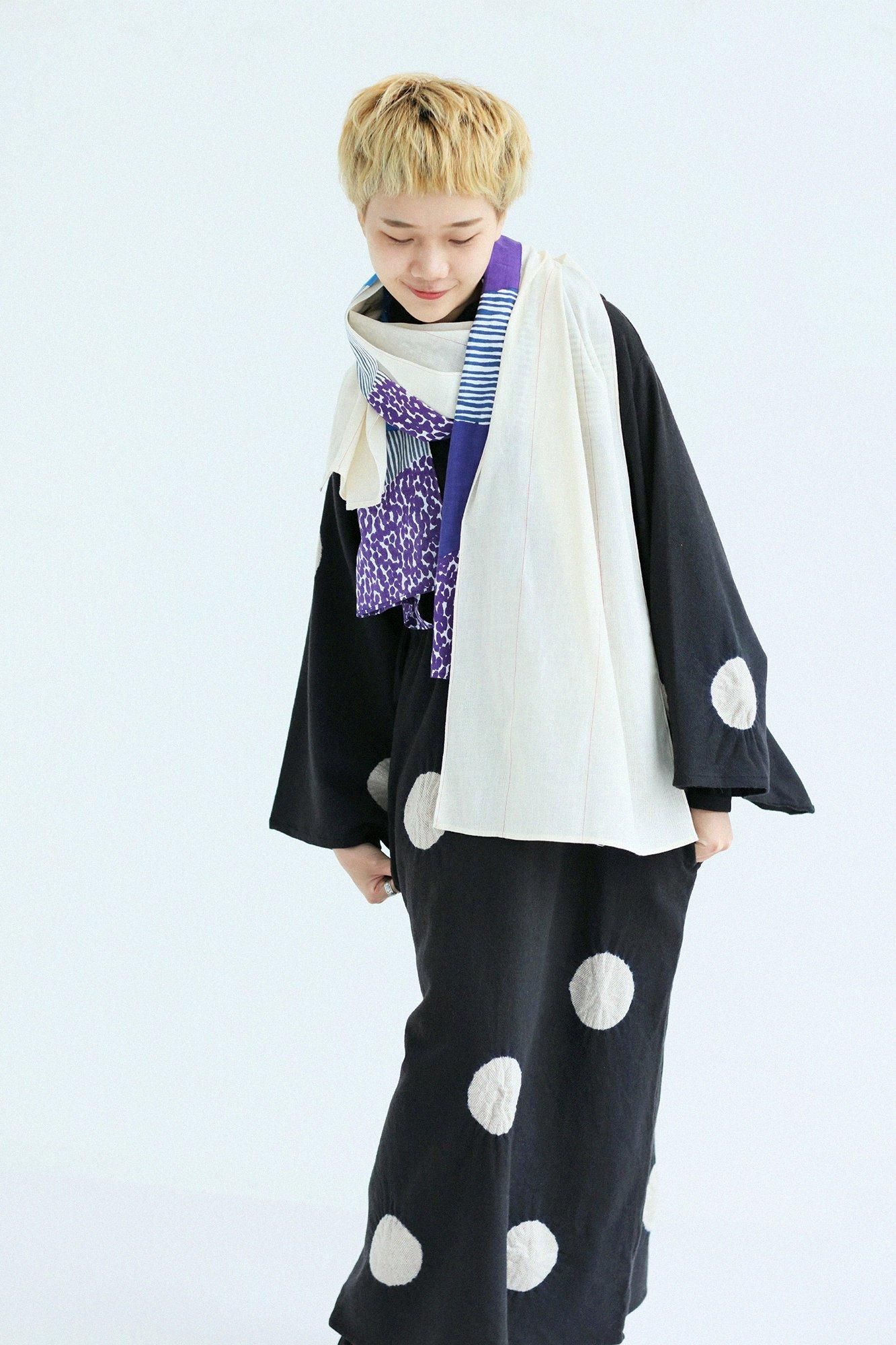 伊勢木綿 くびまき／東山三十六峰2 - SOU・SOU netshop