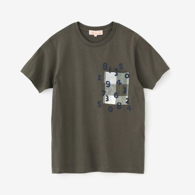 半袖 ポケットTシャツ／スモーク×SO-SU-U昆（こん）