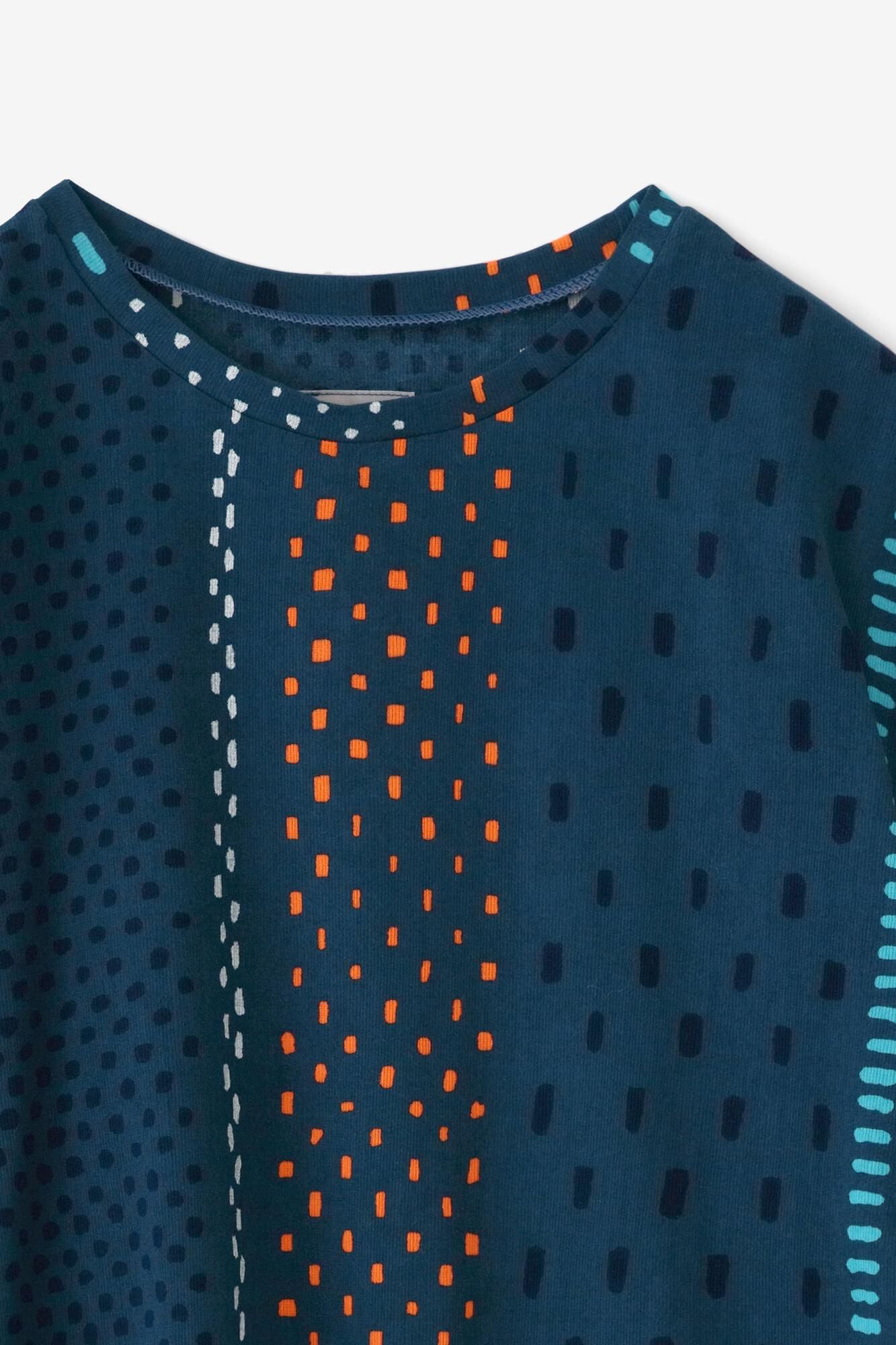高い信頼 厚い信頼 ◯予約】高島縮 40/40 半袖Tシャツ／霰縞（あられじま） （※7月1 パンツ