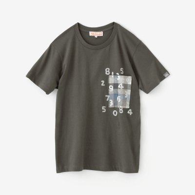 半袖 ポケットTシャツ／スモーク×SO-SU-U昆（こん）2