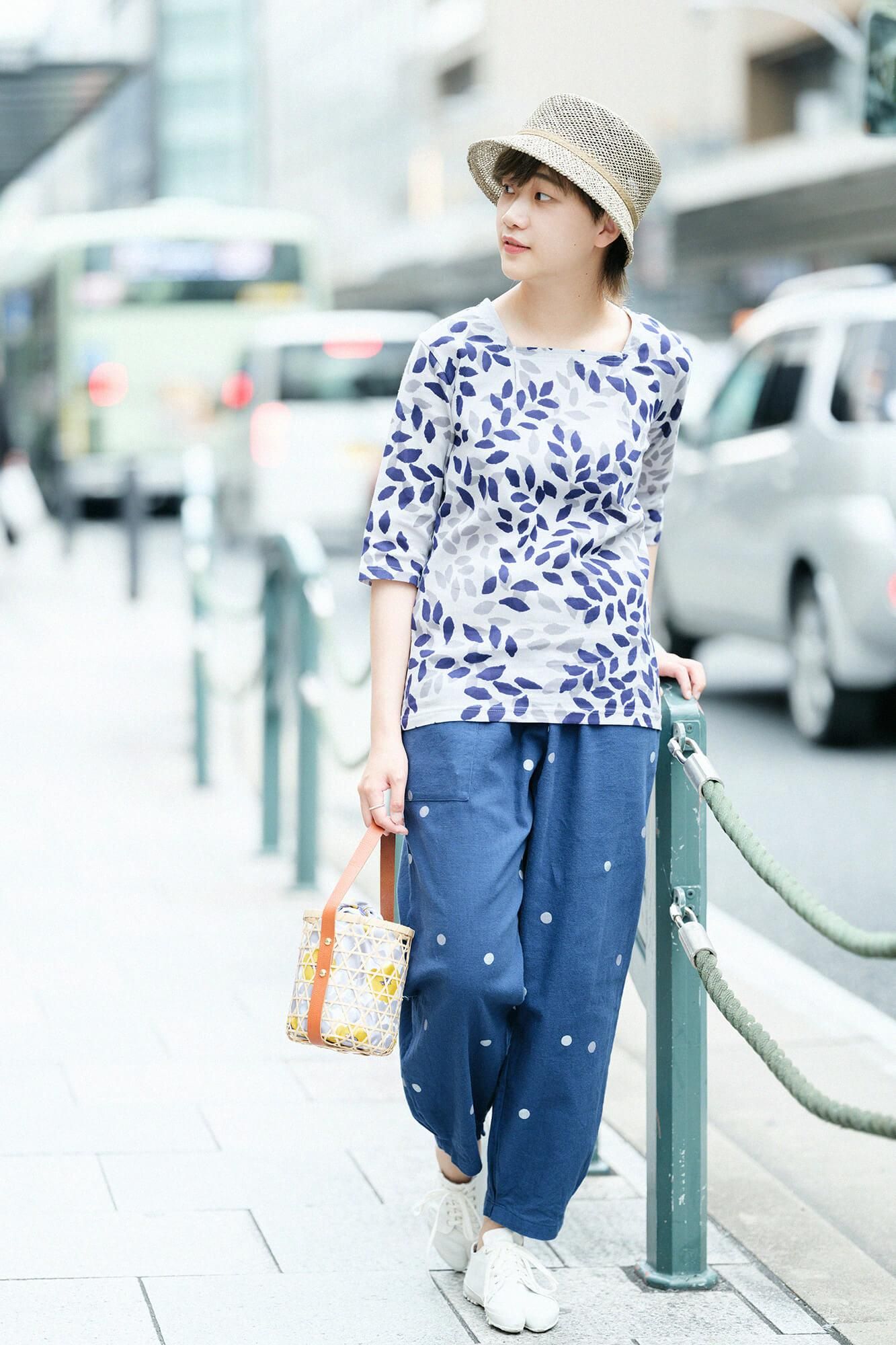 SOU・SOU ソウソウ 襞もんぺ 太細交織 新品タグ付 SOU・SOU