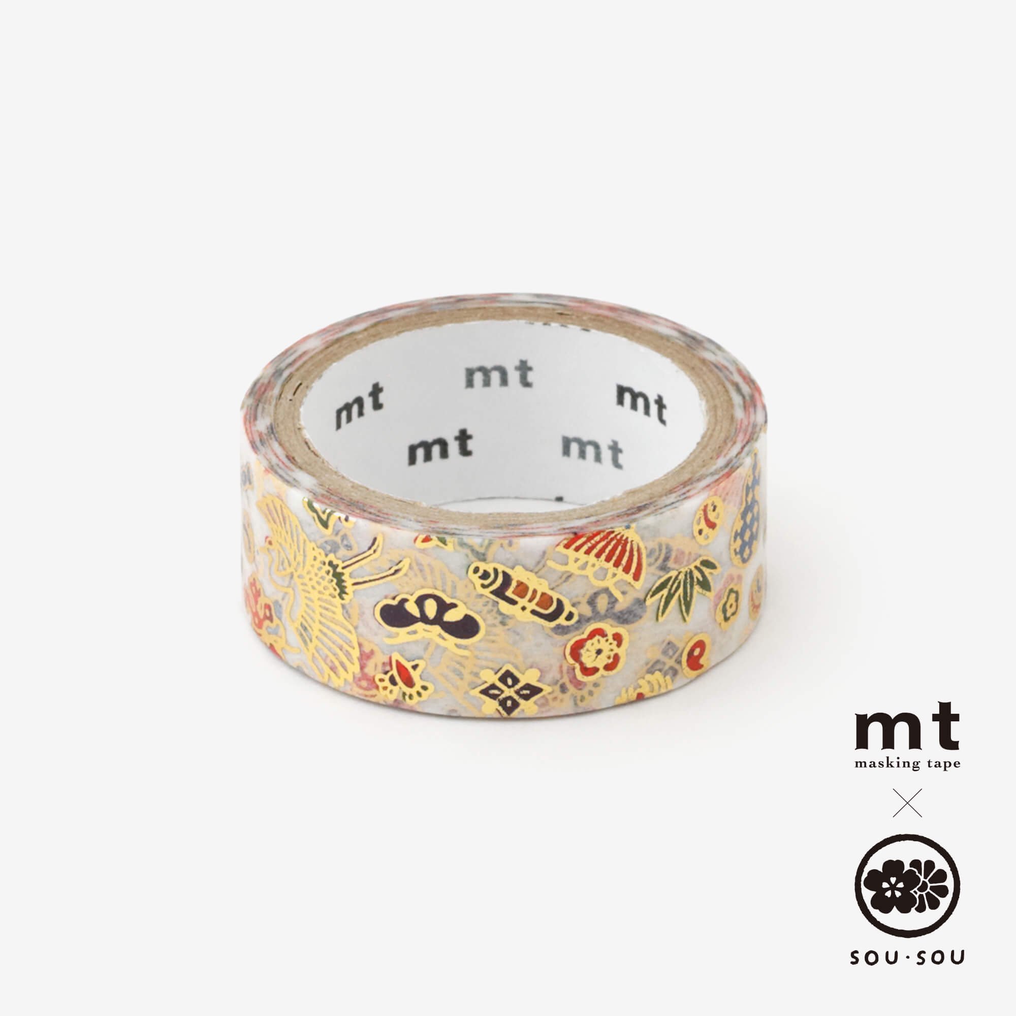 mt マスキングテープ２本（金×２本） - 事務用品