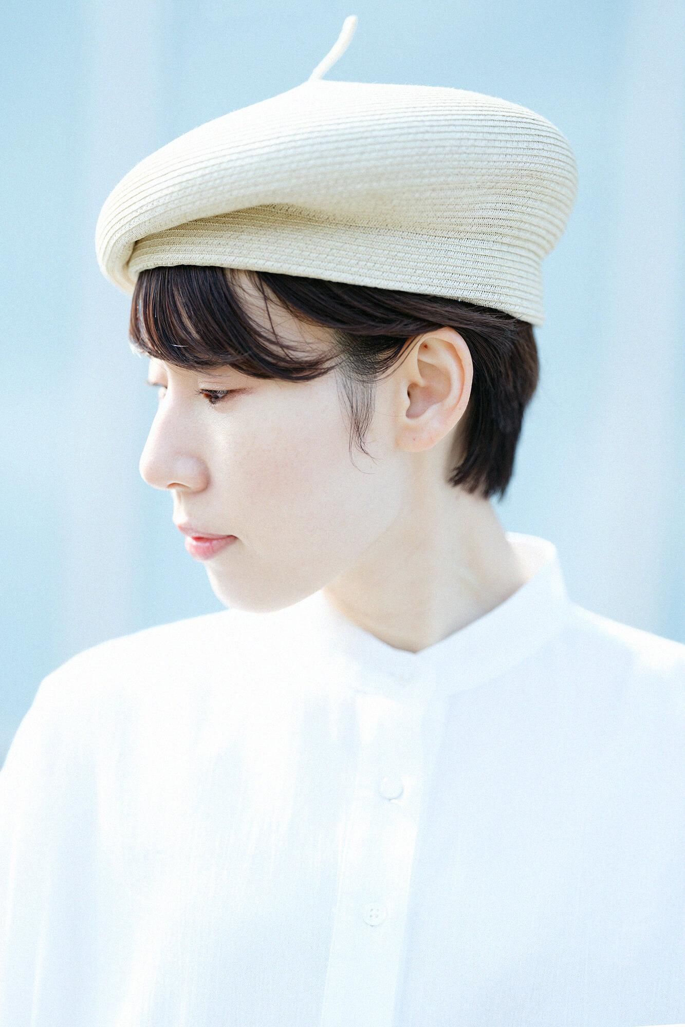 【美品】SOUSOU 高島縮 シャツワンピース レディース 高島縮 20/20 H.N.グランシャツワンピース 6分袖／つくも - SOU