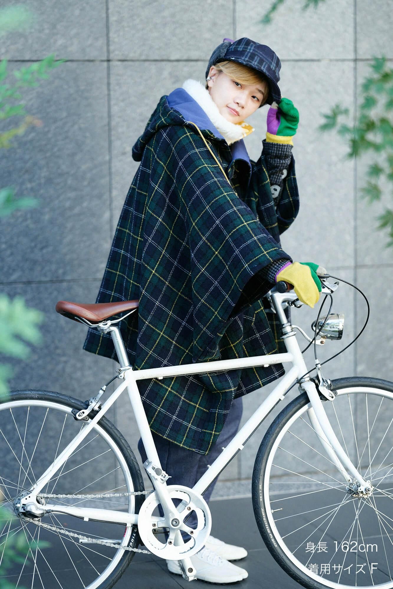 SOU•SOU ルコックコラボ 自転車ポンチョ-