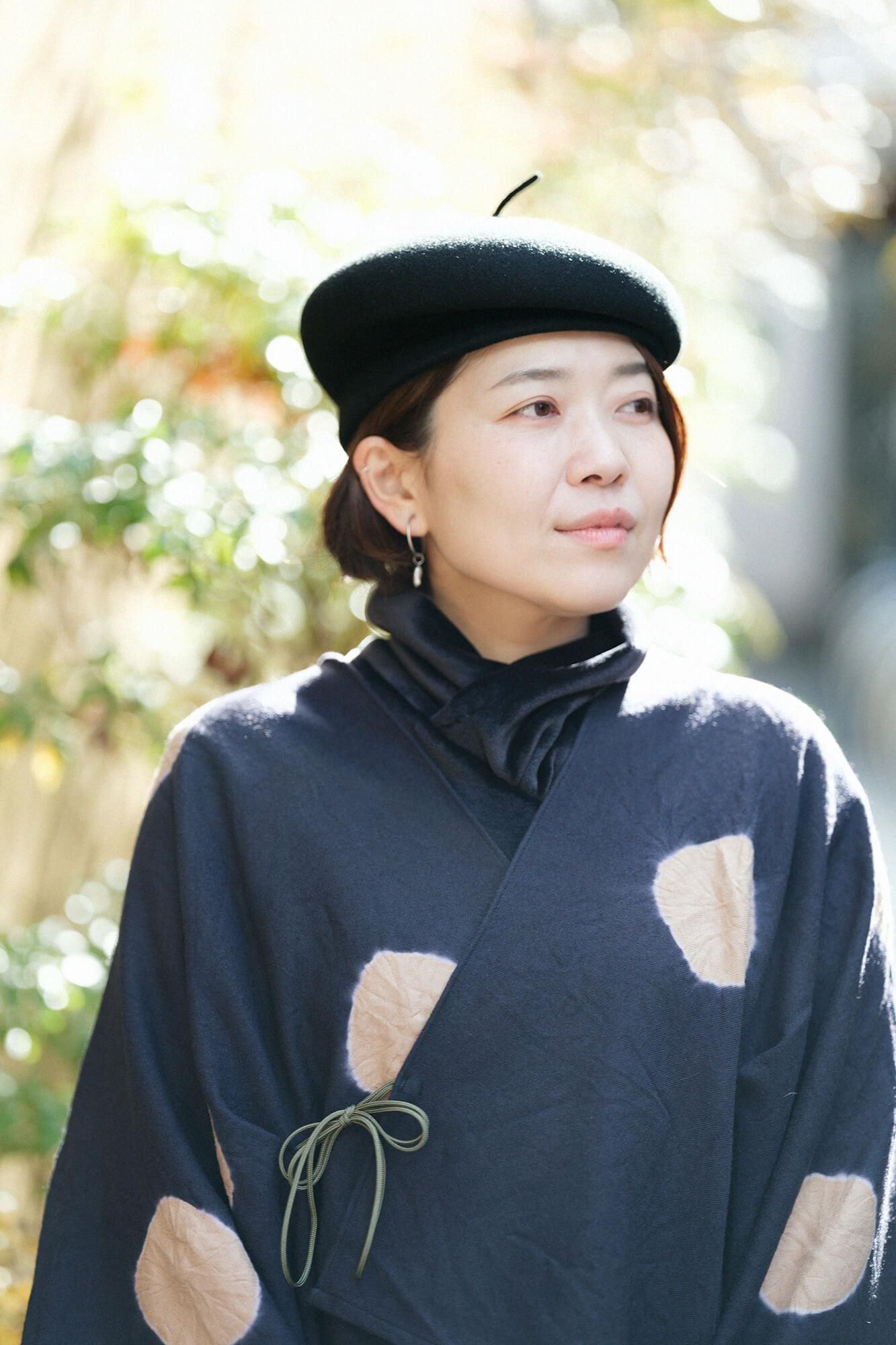 たばた絞り 梳毛 きさらぎ 短丈 水玉大 羽織 SOU・SOU - ジャケット