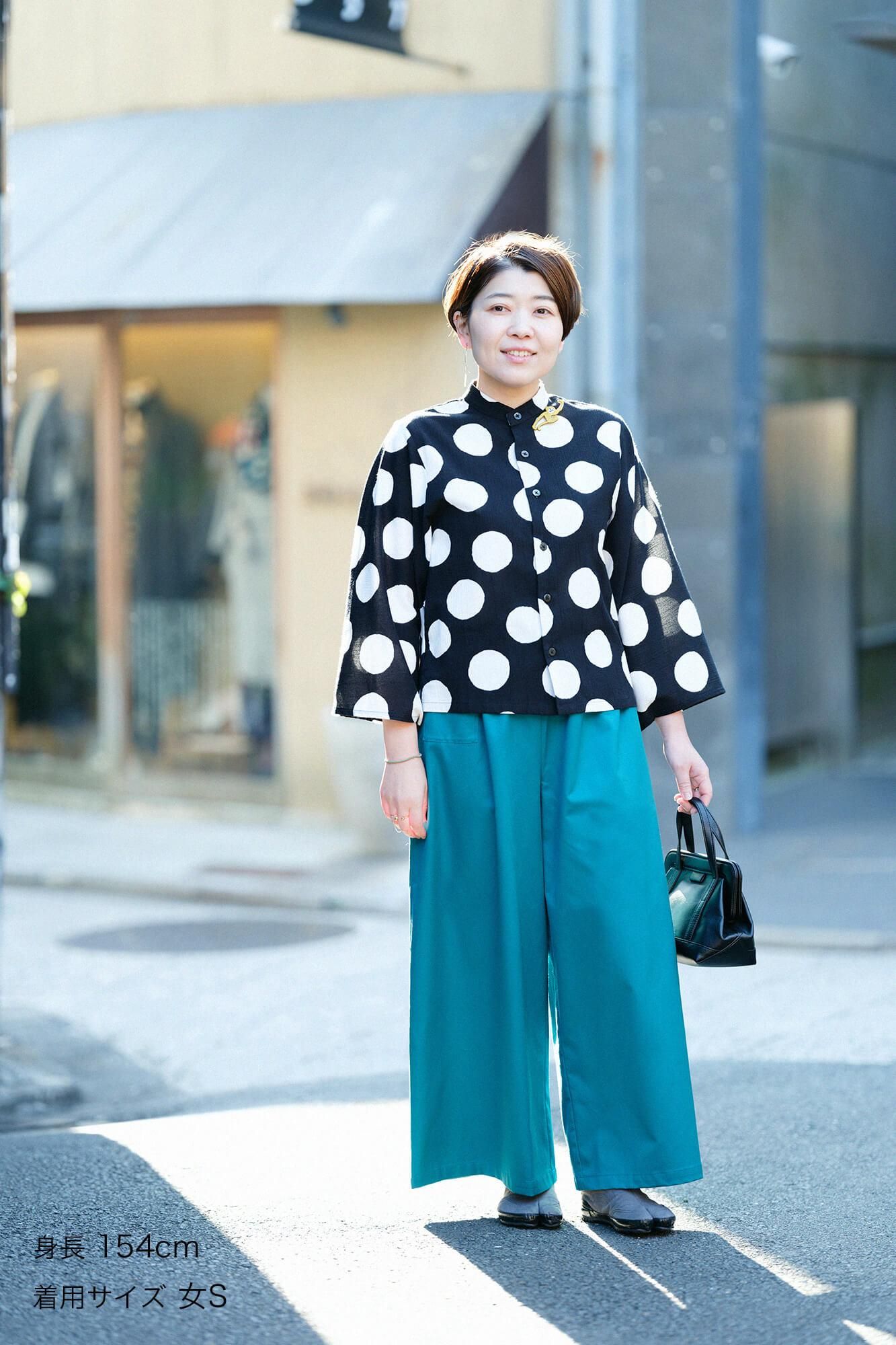 sou・sou 高島縮 草衣 間がさね 女M