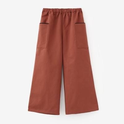 梳毛（そもう） 格子織（こうしおり） 方袋（ほうび）もんぺ