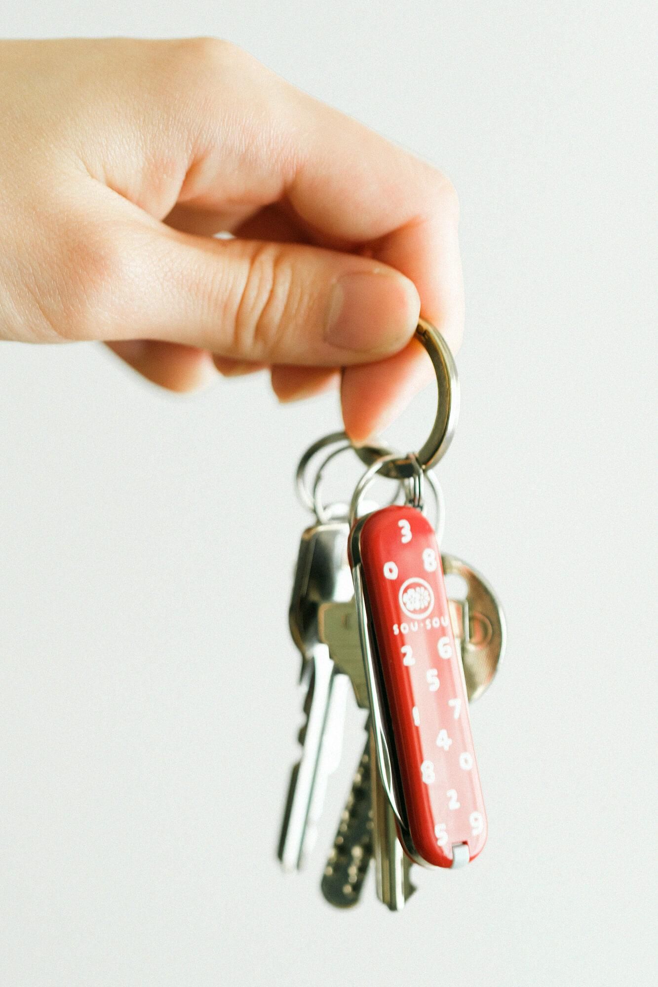 SOU・SOU 20周年 SOU・SOU×VICTORINOX たしなみ／SO-SU-U紅色